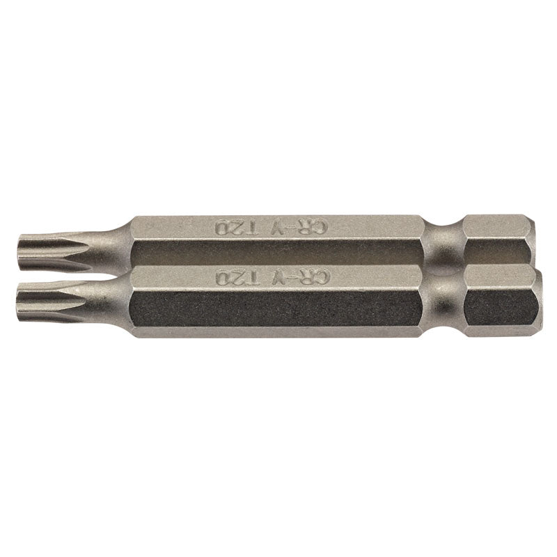 Draper Tools T20 1/4 Hex. Draper TX-STAR® Insert Bit 50mm Long x 2 DRA66488