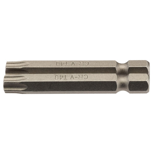 Draper Tools T40 1/4 Hex. Draper TX-STAR® Insert Bit 50mm Long x 2 DRA66624