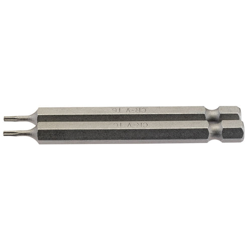 Draper Tools T6 1/4 Hex. Draper TX-STAR® Insert Bit 75mm Long x 2 DRA66827