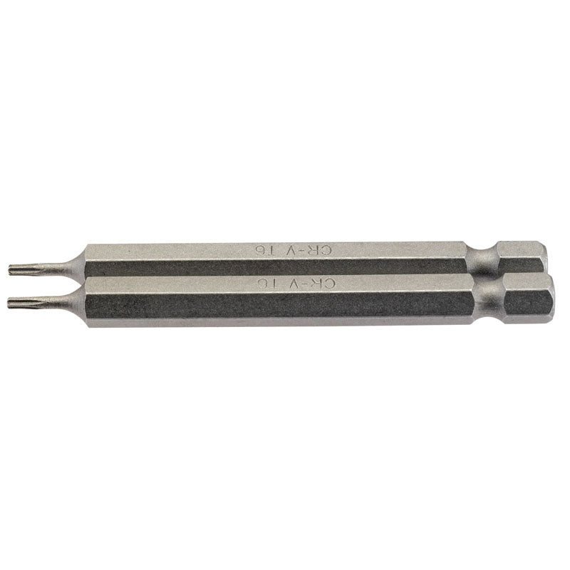 Draper Tools T6 1/4 Hex. Draper TX-STAR® Insert Bit 75mm Long x 2 DRA66827