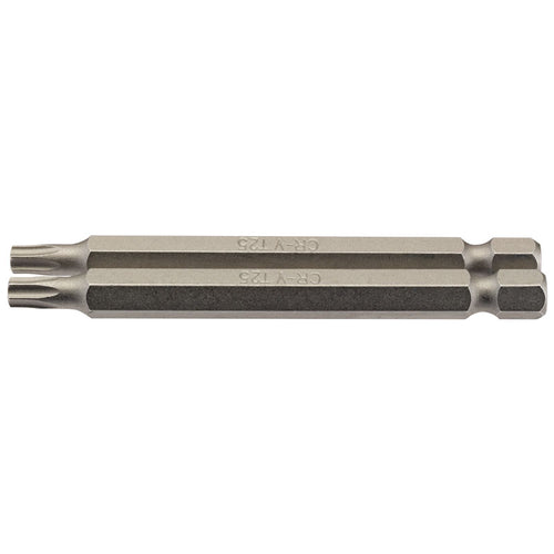 Draper Tools T25 1/4 Hex. Draper TX-STAR® Insert Bit 75mm Long x 2 DRA66849