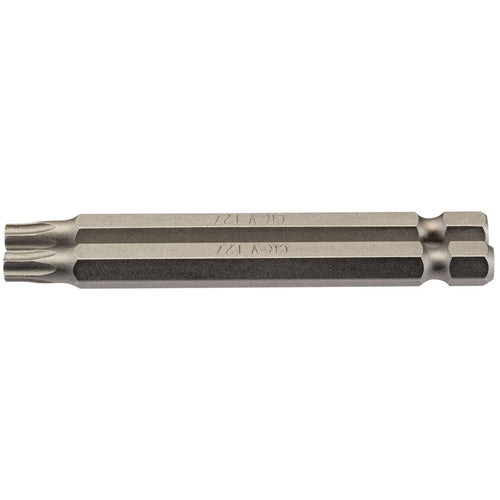 Draper Tools T27 1/4 Hex. Draper TX-STAR® Insert Bit 75mm Long x 2 DRA66851