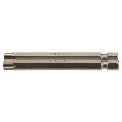 Draper Tools T40 1/4 Hex. Draper TX-STAR® Insert Bit 75mm Long x 2 DRA66853