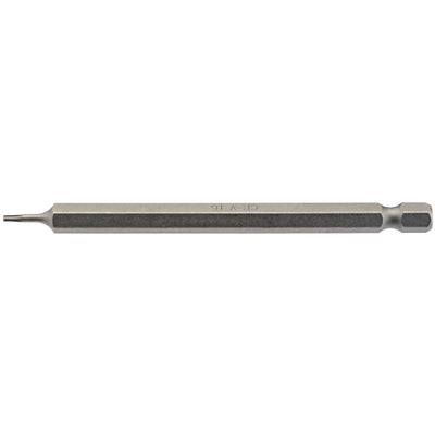 Draper Tools T6 1/4 Hex. Draper TX-STAR® Insert Bit 100mm Long x 1 DRA66905