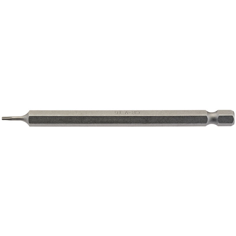 Draper Tools T6 1/4 Hex. Draper TX-STAR® Insert Bit 100mm Long x 1 DRA66905