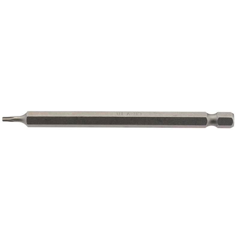 Draper Tools T8 1/4 Hex. Draper TX-STAR® Insert Bit 100mm Long x 1 DRA66907