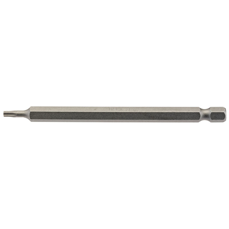 Draper Tools T10 1/4 Hex. Draper TX-STAR® Insert Bit 100mm Long x 1 DRA66911