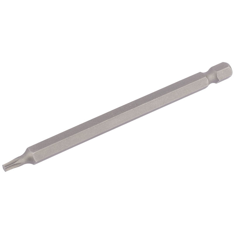 Draper Tools T15 1/4 Hex. Draper TX-STAR® Insert Bit 100mm Long x 1 DRA66913