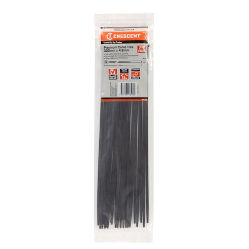 IMPACTA UV Stabalised Cable Tie-4.8mm x300mm 500pack CT48300X500