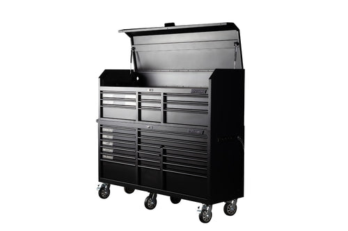 KA BOXES 68" Widebody Roller Cabinet & Tool Chest With Power/USB Outlets-25Drawer