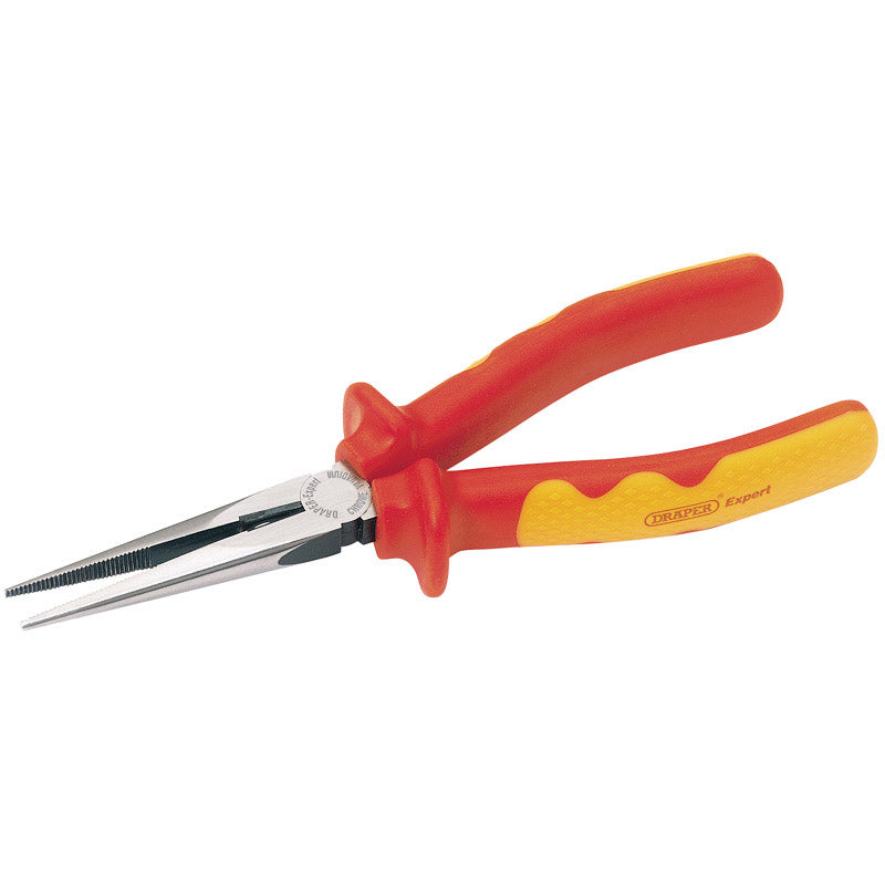 Draper Tools Expert 200mm VDE Long Nose Pliers DRA69176
