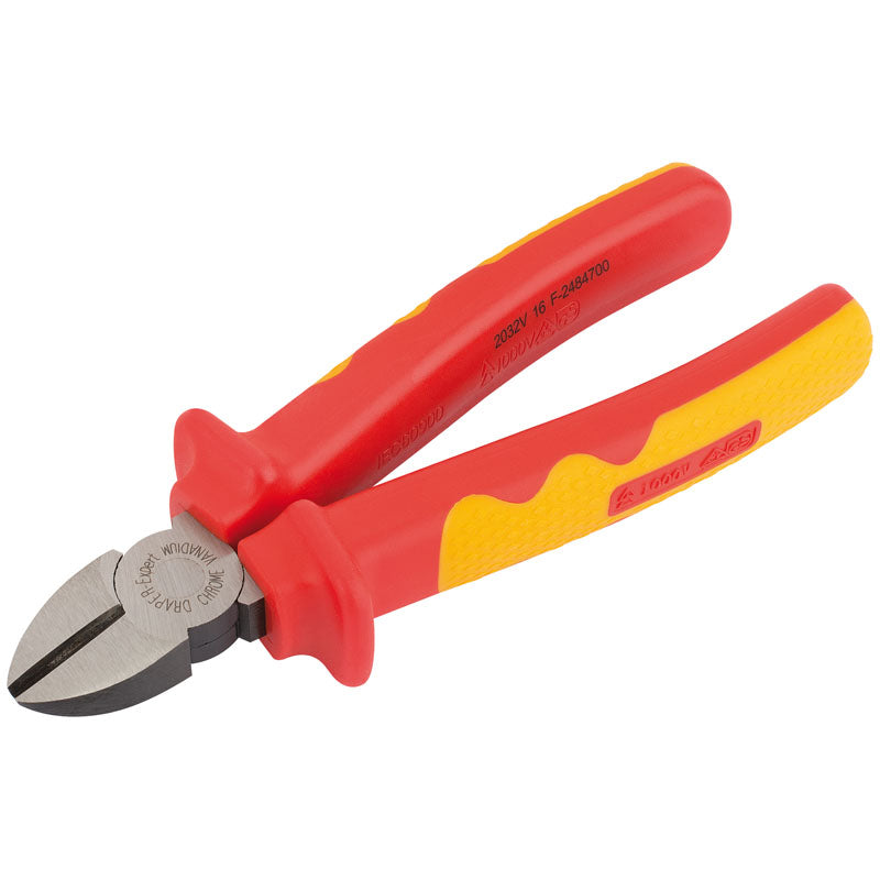 Draper Tools Expert 180mm VDE Diagonal Side Cutter DRA69179