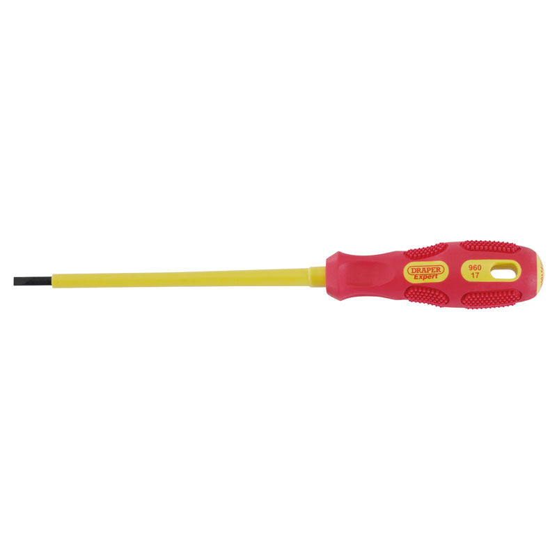 Draper Tools 3.0 mm x 100mm Fully Insulated Plain Slot Screwdriver DRA69212