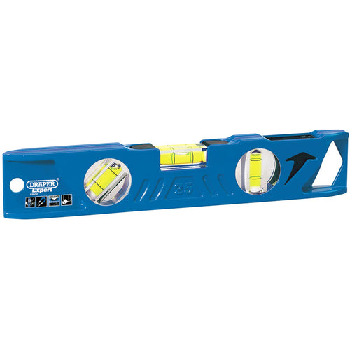 Draper Tools Side View Boat Spirit Level with Magnetic Base (250mm) DRA69550