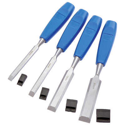 Draper Tools Bevel Edge Wood Chisel Set (4 Piece) DRA69619