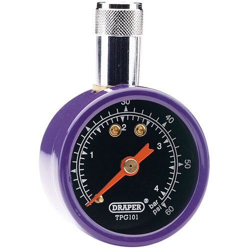Draper Tools Tyre Pressure Gauge DRA69923