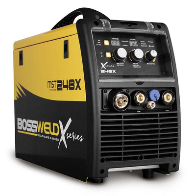 BOSS Multi Process Inverter MST 220amp Welder-Mig,Stick & Tig-XSeries-MST248XD