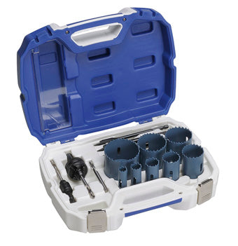 Bordo 7010-S1 ELECTRICIANS MASTER H/DUTY CORDLESS , DRILL HOLE SAW & SPADE BIT SET-14PCE
