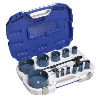 Bordo 7010-S3 PLUMBERS PIPE H/DUTY CORDLESS , DRILL HOLE SAW SET-16PCE