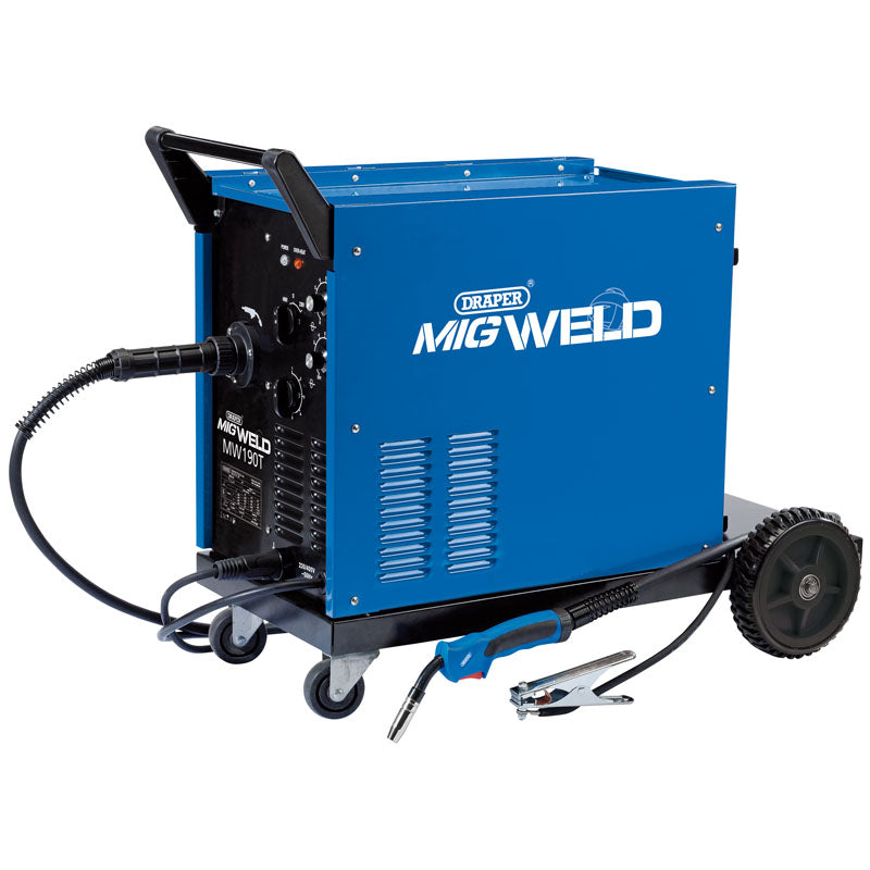 Draper Tools 230/400V Gas/Gasless Turbo MIG Welder (180A) DRA71092
