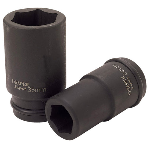 Draper Tools Expert 24mm 3/4 Square Drive Hi-Torq® 6 Point Deep Impact Socket DRA71883