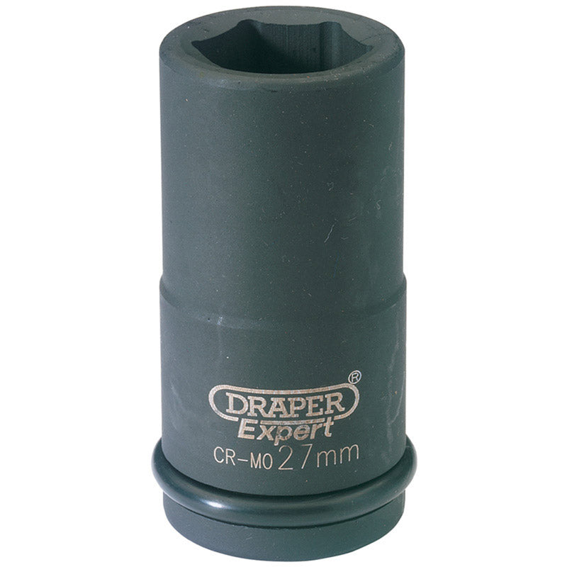 Draper Tools Expert 27mm 3/4 Square Drive Hi-Torq® 6 Point Deep Impact Socket DRA71908