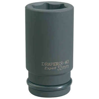 Draper Tools Expert 32mm 3/4 Square Drive Hi-Torq® 6 Point Deep Impact Socket DRA71924