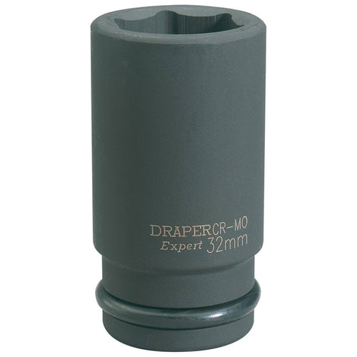 Draper Tools Expert 32mm 3/4 Square Drive Hi-Torq® 6 Point Deep Impact Socket DRA71924
