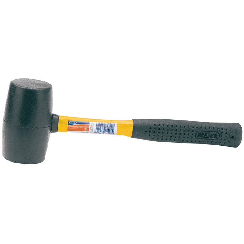 Draper Tools Rubber Mallet with Fibreglass Shaft (680g - 24oz) DRA72020