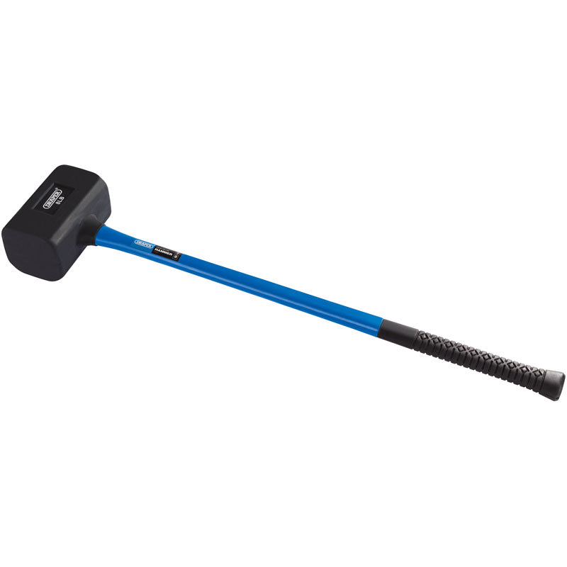 Draper Tools Rubber Dead Blow Hammer with Fibreglass Shafts (3.6kg/128oz) DRA74318