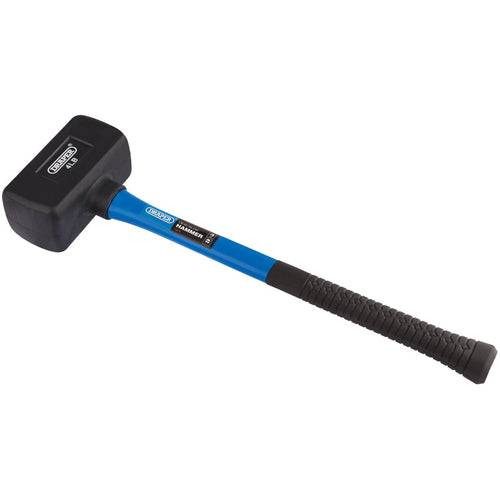 Draper Tools Rubber Dead Blow Hammer with Fibreglass Shafts (1.8kg/64oz) DRA74319