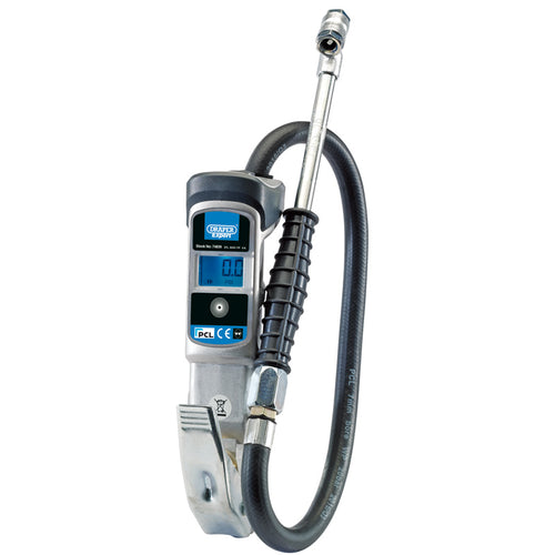 Draper Tools Digital Gauge Air Line Inflator With Twin Connectors DRA74839