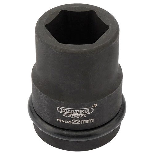 Draper Tools Expert 22mm 3/4 Square Drive Hi-Torq® 6 Point Impact Socket DRA75968