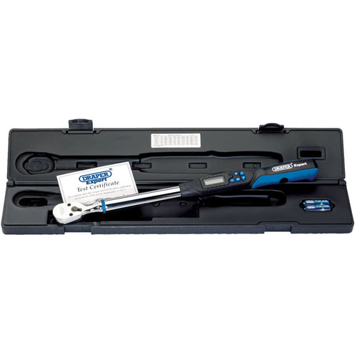 Draper Tools Expert 1/2 Sq. Dr. Electronic Precision Torque Wrench 40-200Nm DRA77993