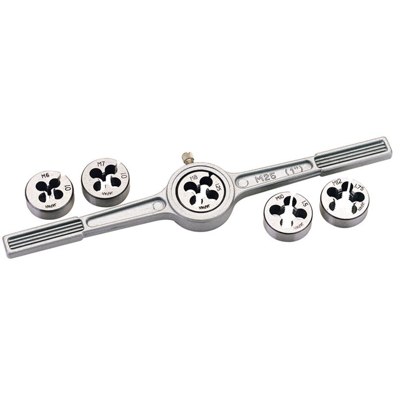 Draper Tools Circular Metric Die and Holder Set (6 Piece) DRA79197