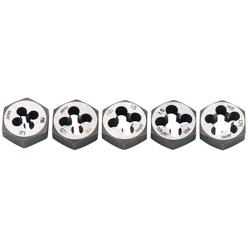 Draper Tools Metric Hexagon Die Nut Set (5 Piece) DRA79198
