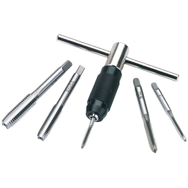 Draper Tools Metric Tap and Holder Set (6 Piece) DRA79202