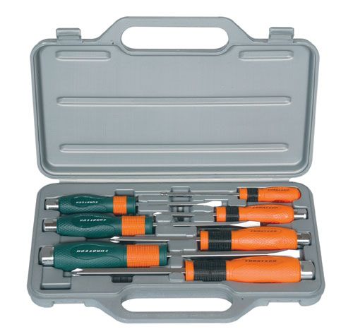 Eurotech Tools ET50400 7Pc Heavy Duty Go Through Screwdriver Set