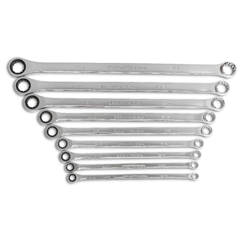Gearwrench  12 Pc. 72-Tooth 12 Point XL GearBox Double Box Ratcheting Metric Wrench Set 85988