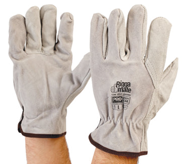 PROCHOICE Riggamate Cowsplit Leather Rigger Gloves - Large 803CL
