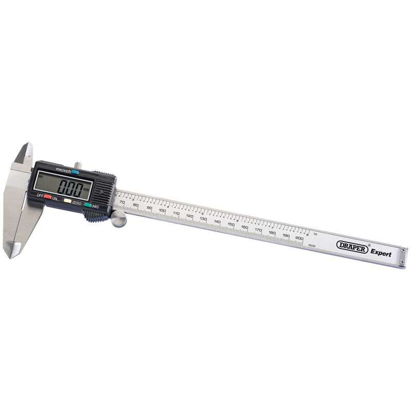 Draper Tools 0-200mm/0-9 Digital Vernier Caliper DRA80799