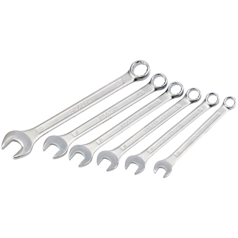 Draper Tools Metric Combination Spanner Set (6 Piece) DRA80899
