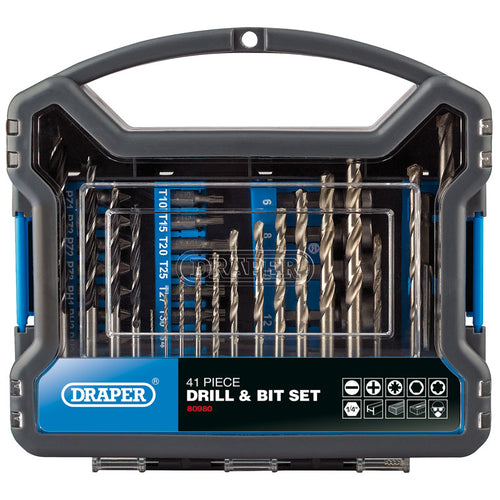 Draper Tools Drill Bit and Accessory Kit (41 Piece) DRA80980