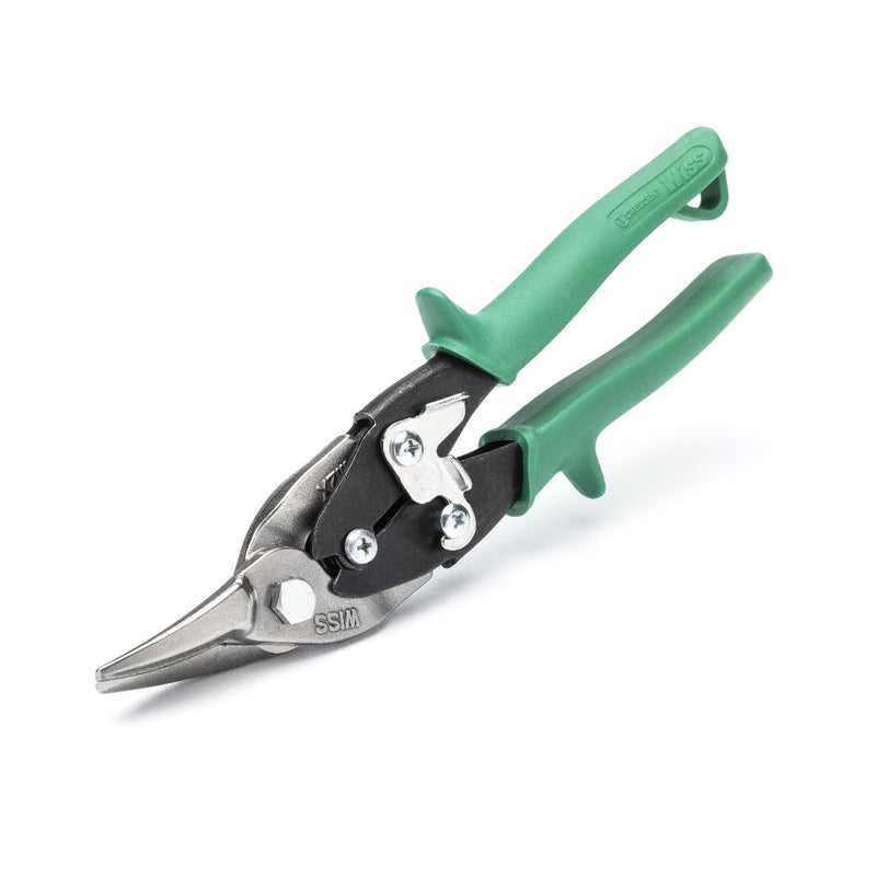 CRESCENT WISS Aviation Snips Metal Master Red Grips - Cuts Left M2RAU