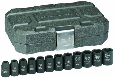 12Pc. Impact Standard Socket Set 1/2