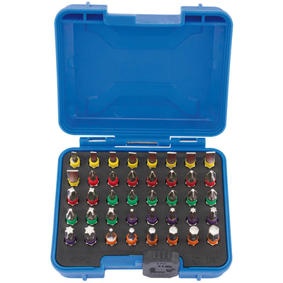 Draper Tools Coloured Screwdriver Bit Set (40 piece) DRA82404