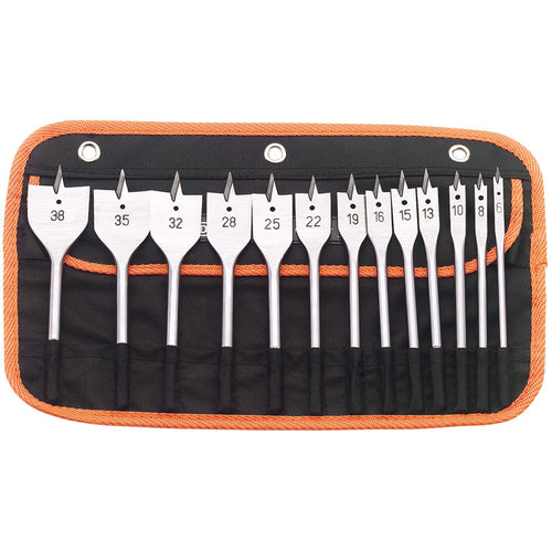 Draper Tools Flat Wood Bit Set (13 Piece) DRA82634