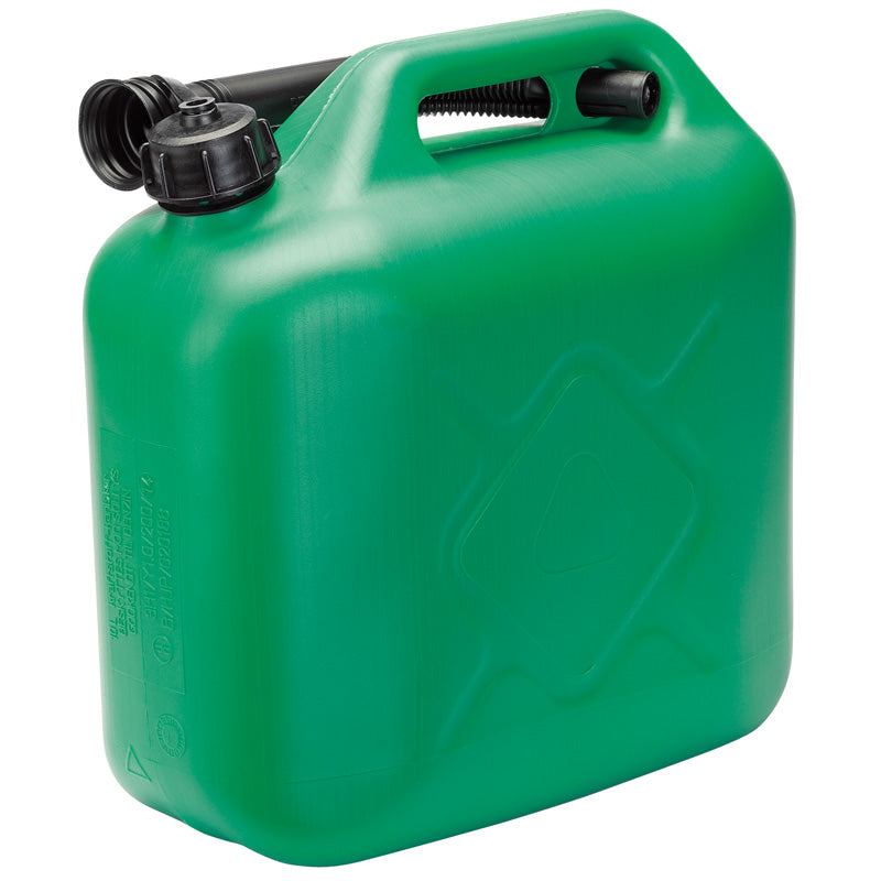 Draper Tools 10L Plastic Fuel Can - Green DRA82694
