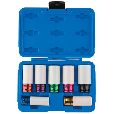 Draper Tools 1/2 Sq. Dr. Wheel Nut Sockets for Alloy Wheels (7 Piece) DRA82979
