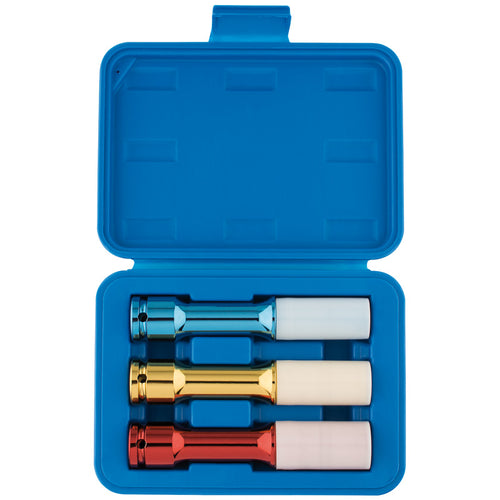 Draper Tools 1/2 Sq. Dr. Long Reach Wheel Nut Sockets for Alloy Wheels (3 Piece) DRA82981